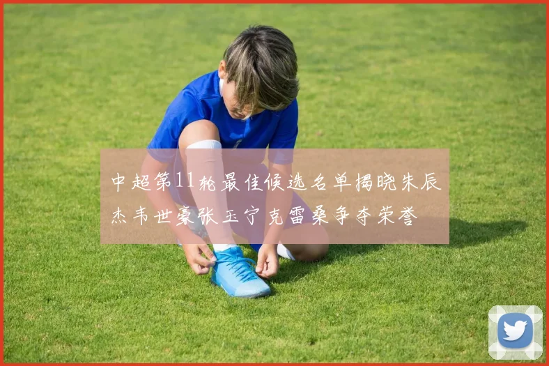 中超第11轮最佳候选名单揭晓朱辰杰韦世豪张玉宁克雷桑争夺荣誉